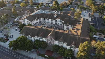 Aerial view of the Lexington Assisted Living facility