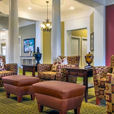 Interior common area with seating and decor