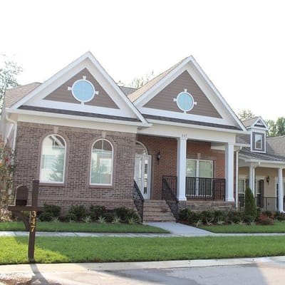 Exterior view of a senior living facility