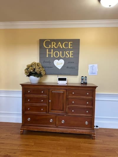 Interior decor of the Grace House facility