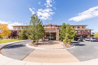 Front exterior view of Highgate Senior Living facility