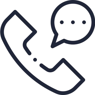 Phone and chat icon