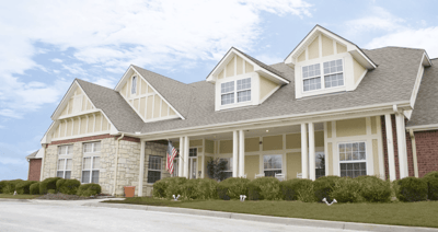 Exterior view of the Homestead Assisted Living facility