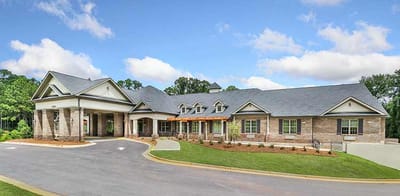 Exterior view of Magnolia Senior Center building