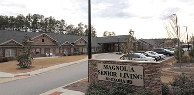 Exterior view of Magnolia Senior Living facility