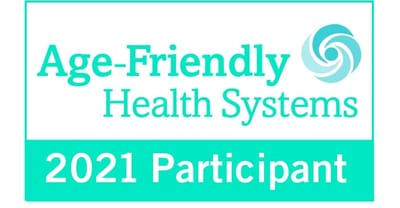 Certification logo for Age-Friendly Health Systems