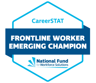Frontline Worker Emerging Champion award logo