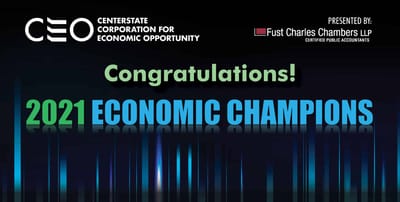 Logo for the Economic Champions award