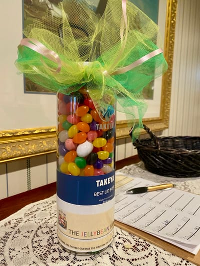 The Inn at Fairview, nursing home in Hudson, NH — Colorful jellybeans in a decorative clear container