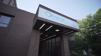 Exterior view of the Daybreak program entrance
