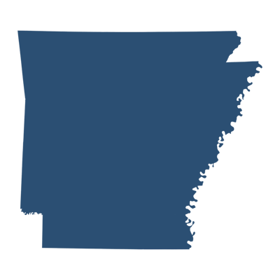 Pathfinder, Inc. Longwood ICF/IID, assisted living in Searcy, AR — Outline of the state of Arkansas in blue