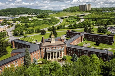Aerial view of the Loretto Community Residences