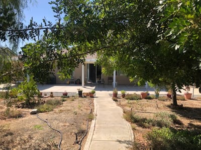 Pathway leading to the facility from outdoor space
