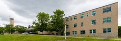 Exterior view of Warde Senior Living building