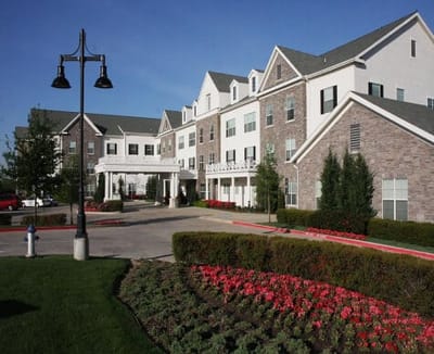 Exterior view of Prestonwood Court Assisted Living