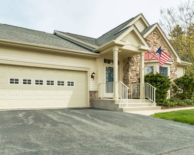 Exterior view of a charming single-family home