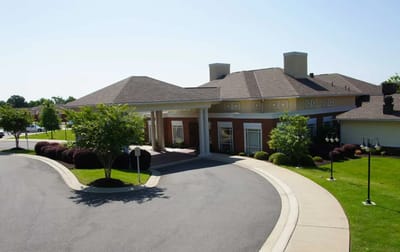 Exterior view of Mt. Carmel Community building