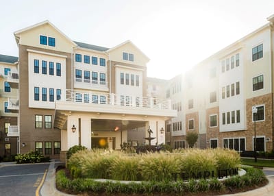 Exterior view of The Templeton of Cary building