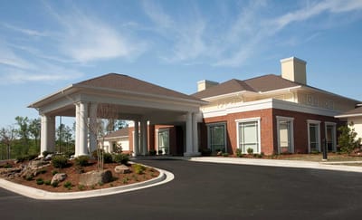 Front exterior view of a senior living facility