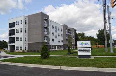 Exterior view of Vivera Senior Living building