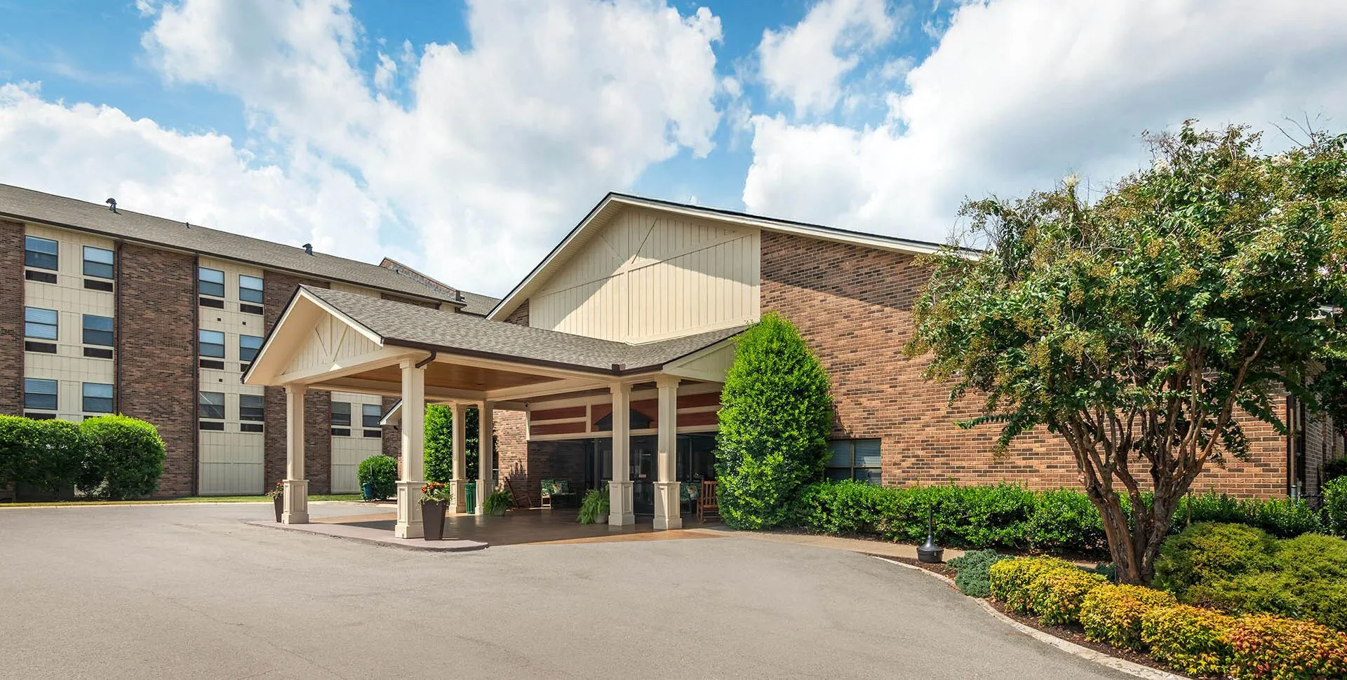 Front exterior view of Park Place Retirement Community