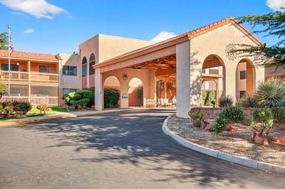 Exterior view of Sedona Winds facility entrance