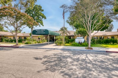 Front entrance of Santa Anita Assisted Living facility