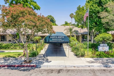 Front entrance of Santa Anita Assisted Living facility