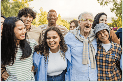 True Care Home Care – Bronx, home care in Bronx, NY — Multigenerational group of smiling people outdoors