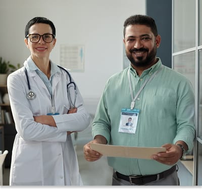 True Care Home Care – Bronx, home care in Bronx, NY — Healthcare professionals in a modern office setting