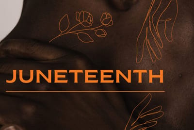 Abstract design representing Juneteenth