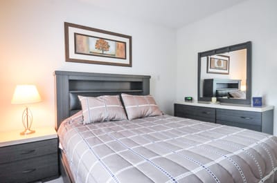 Cozy private resident room with modern decor