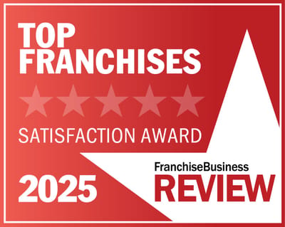 Satisfaction award badge for Top Franchises 2025