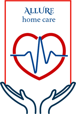Facility logo in blue and red colors