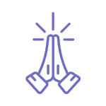 Symbol representing a prayer or hope.
