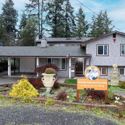 Front exterior of Welcome Home Assisted Living facility