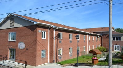 Exterior view of the assisted living facility.