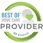Award badge for home care provider