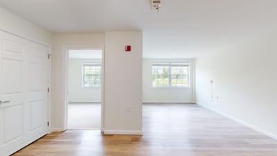 Interior view of a spacious, light-filled room