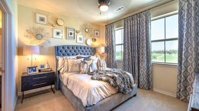 Stylish interior of a private resident room