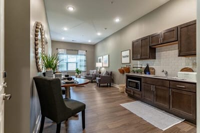 Cozy interior space with modern furnishings and homey decor