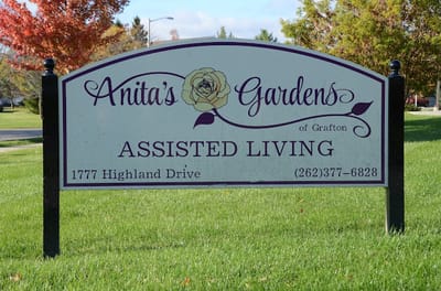 Signage for Anita's Gardens of Grafton