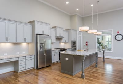 Interior view of a modern kitchen