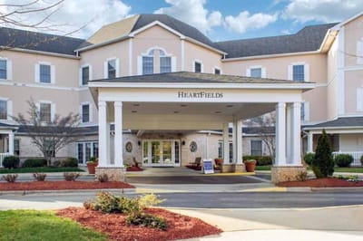 Exterior view of Heartfields at Cary entrance