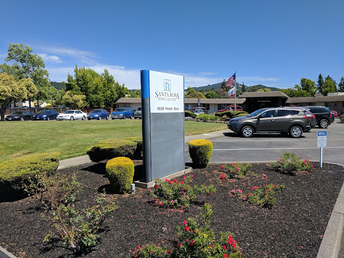 Exterior view of Santa Rosa Post-Acute facility