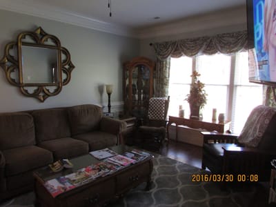 Cozy living room area with comfortable seating