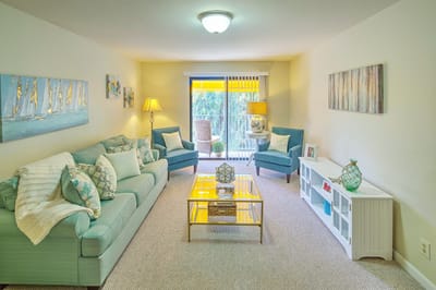 Bright and inviting living area with comfortable seating