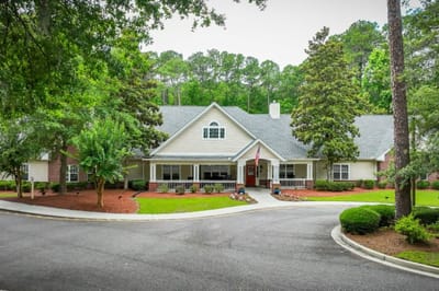 Exterior view of Harbor Cove Memory Care facility