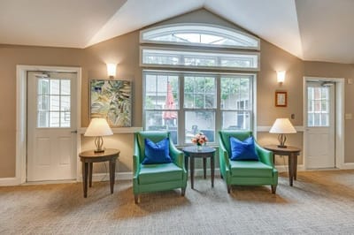 Interior common area with seating and decor