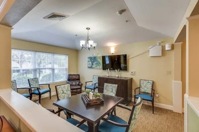 Interior common area with seating and decor